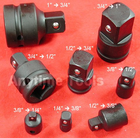8 pc IMPACT REDUCER ADAPTER SET